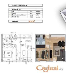 POVOLJAN STAN NOVOGRADNJA - DVOSOBAN